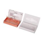 Shiny Gold Marble Cardboard Eyelash Box With Visualization Window