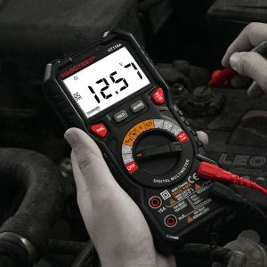 LCD Display Red And Black Automatic Digital Multimeter