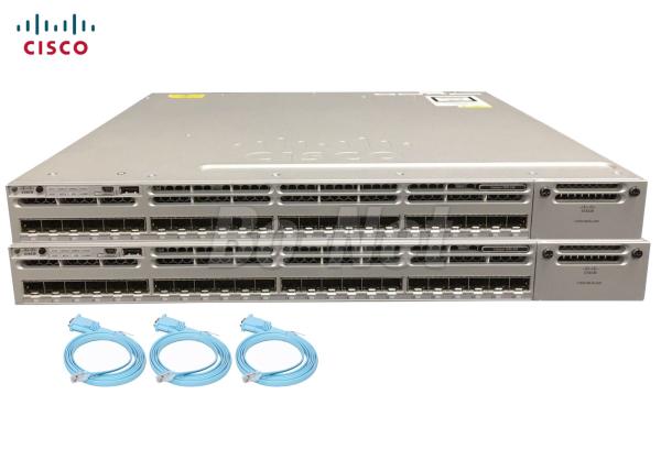 Quality GE SFP IP Base Network Cisco 24 Port Gigabit Switch Managed WS-C3850-24S-S Catalyst 3850 for sale