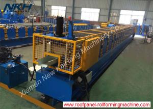China Cold Rolled Forming Machines , Rectangular Gutter Roll Forming Machine For Gutter Panel wholesale