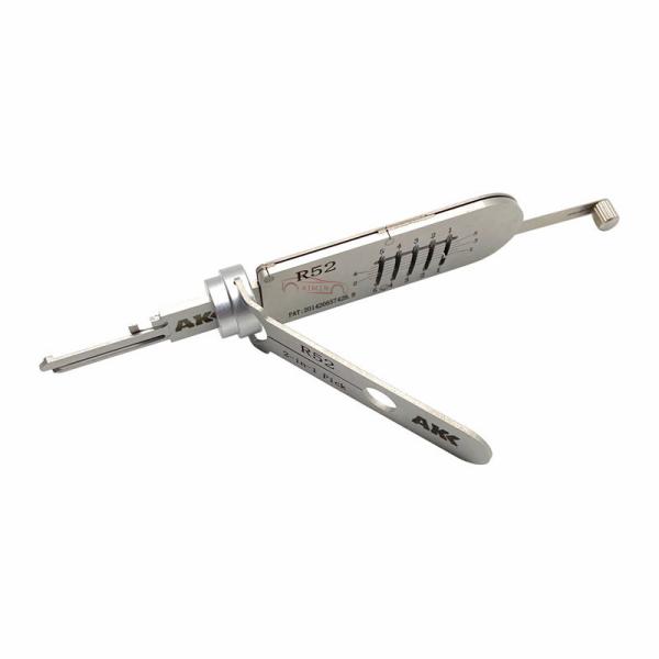 Quality R52 2 in 1 pick tool R52 AKK Tools locksmith door opening tools custom for sale