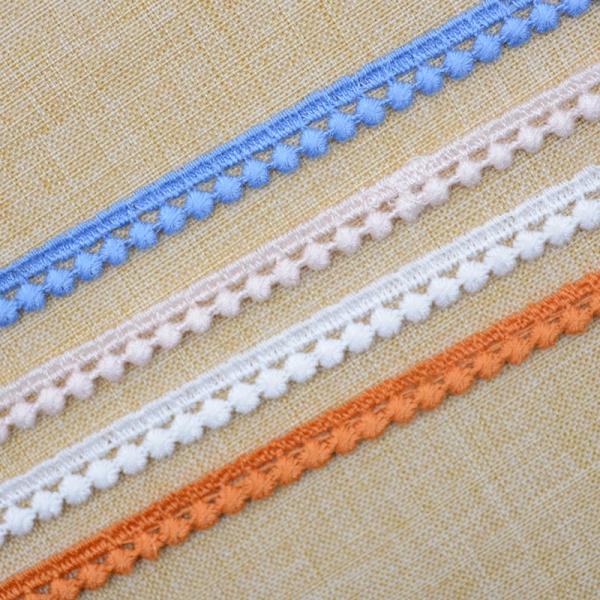 Home Textile 2cm Gimp Cotton Lace Trim Guipure