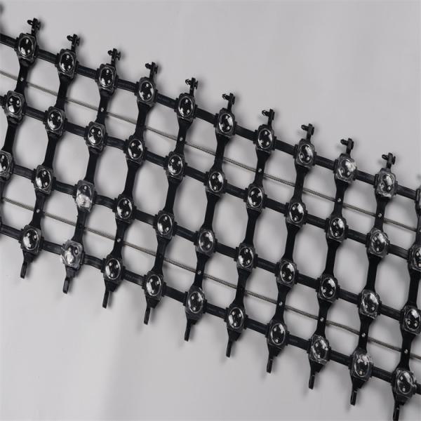 Quality IP67 LED Mesh Video Wall Transparent Flexible LED Mesh Screen For Building Facade for sale