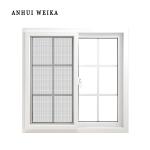 Fixed Ventilator UPVC Sliding Window And Door With Grill Mosquito Mesh