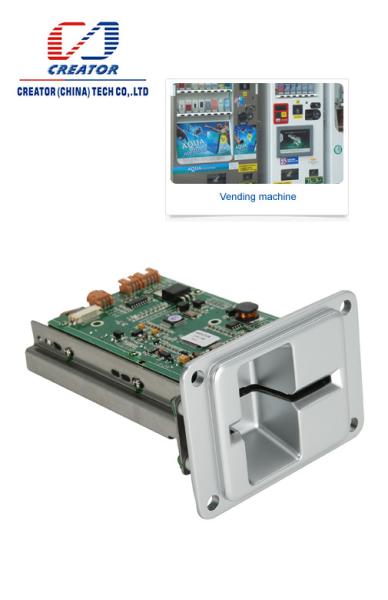 Manual Insert Dip Card Reader RS232 IC Smart Card Reader With Card Latch