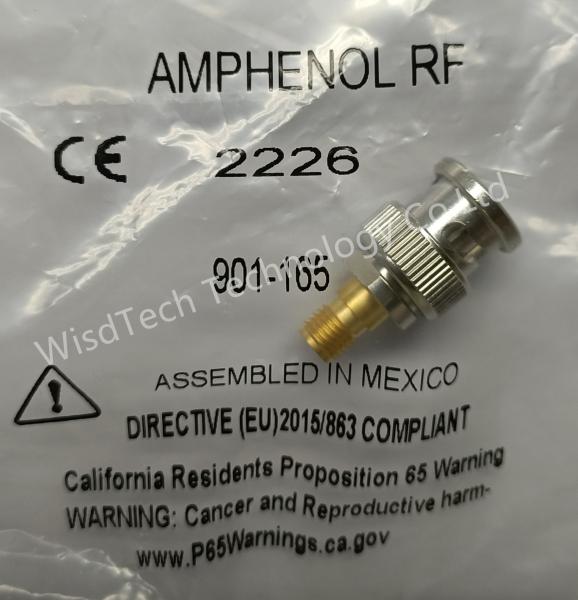 Quality 901-165 RF Adapters - Between Series BNC PLUG TO SMA JACK VSWR:1.3MAX DC-4GHz for sale