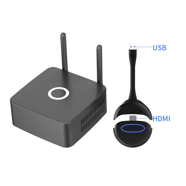 Quality Dual WiFi 5G Wireless Video Transmitter Receiver , 50meter Long Range Av Sender for sale