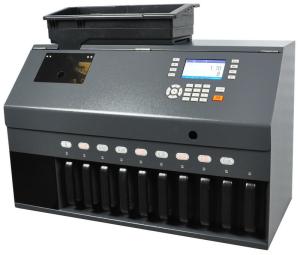 China KOBOTECH LINCE-91C 10 Channels Value Coin Sorter Counter counting sorting machine(ECB 100%) wholesale