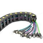 Flexible Drag Chain Cable M12 to RJ45 Plug Connector Ethernet Network Cable Cat6