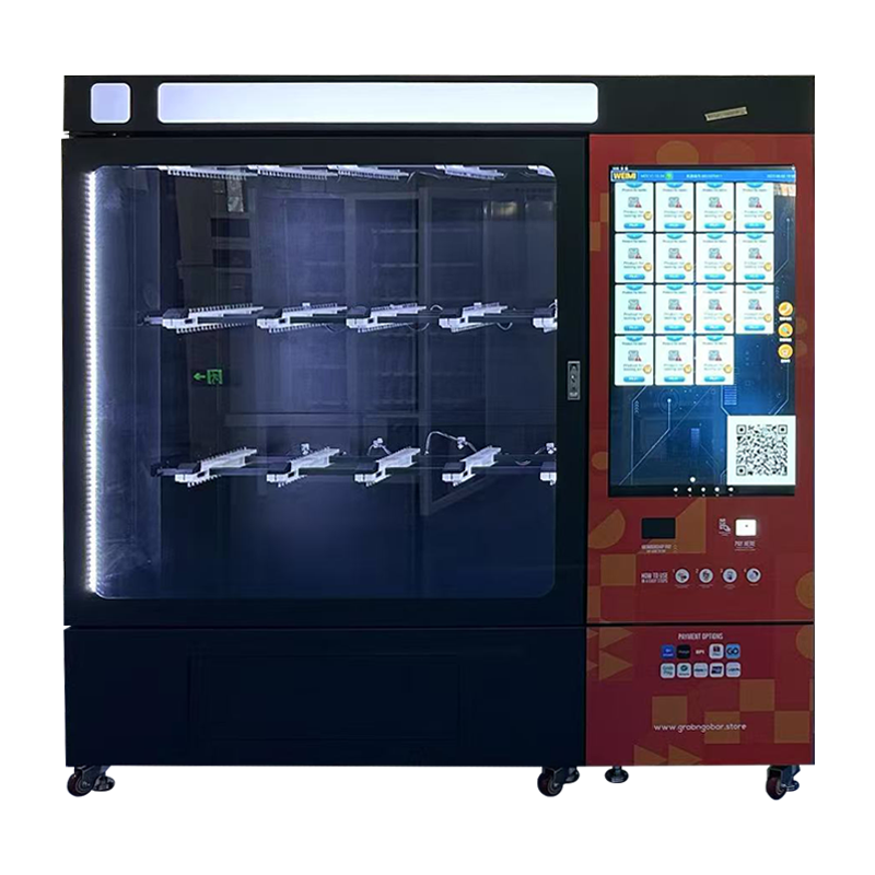 Automated Clothing Vending Machine with 43-inch Touchscreen and Customizable