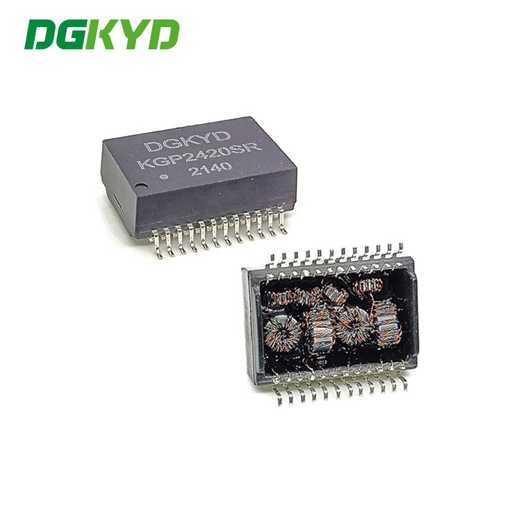China 1000BASE-TX 1000M Ethernet Transformer KGP2420SR 24PIN wholesale