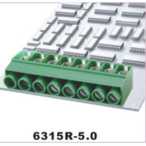 5001 PA66 Brase Plug Terminal Block Connector IP65