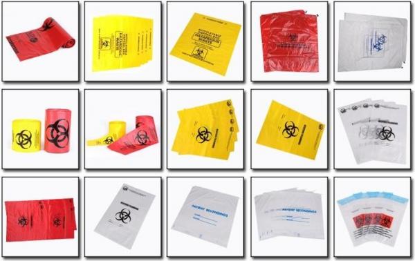 soiled linen medical waste bags, 33 Gallon Blue tint recycling plastic soiled linen hospital liner bag1.2mil 33x39, bage