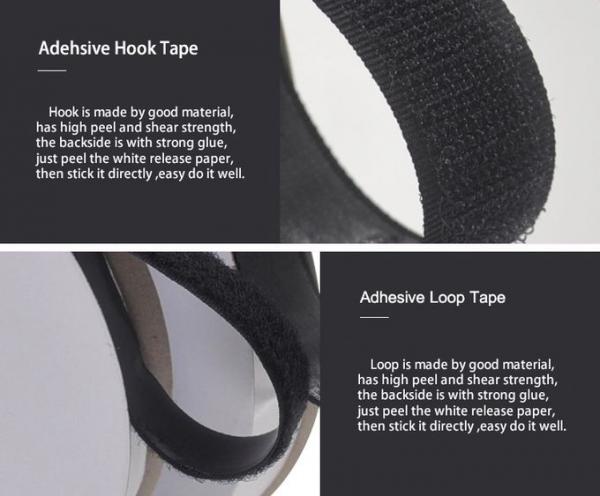Strong Heavy Duty Hook And Loop Tape , Hook And Loop Fasteners For Fabric 0