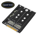 2 In 1 Combo PCI-E M.2 NVME SSD And B&M Key SSD To SFF-8639 U.2 Adapter
