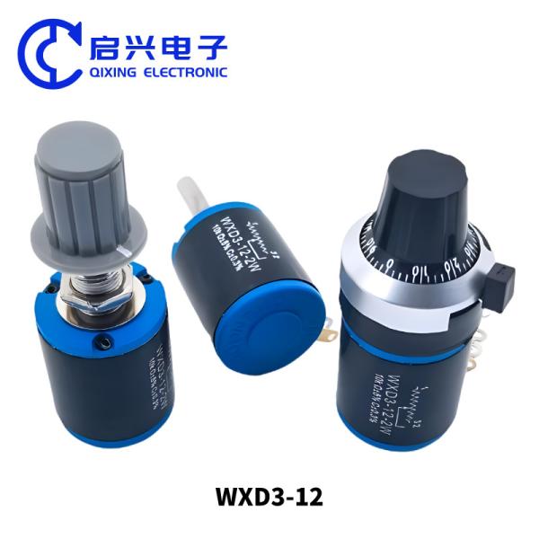 Quality WXD3-12 5 Turn Wirewound Precision Potentiometer 1K 2.2K 3.3K Adjustable Resistor for sale
