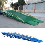 Warehouse 10m Movable Loading Dock Adjustable Yard Dock Ramp