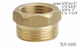 TLY-1030 1/2-2 MF equal brass nut plug NPT copper fittng water oil gas connection matel plumping joint