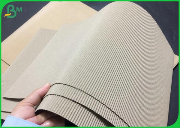 Quality Recyclable Single Face Corrugated Board Wave E With Roll Packing for sale
