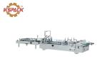 Medicine Box And Cosmetics Box Automatic Gluing Machine , Automatic Folding