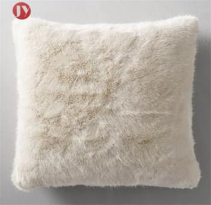 China Soft Warm Faux Fur Pillow cover Home Chair Seat Decorative Solid Short fox fur Cushion Cover on sale