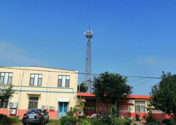 Quality ASTM A123 Q355B HDG Self Supporting Lattice Tower for sale