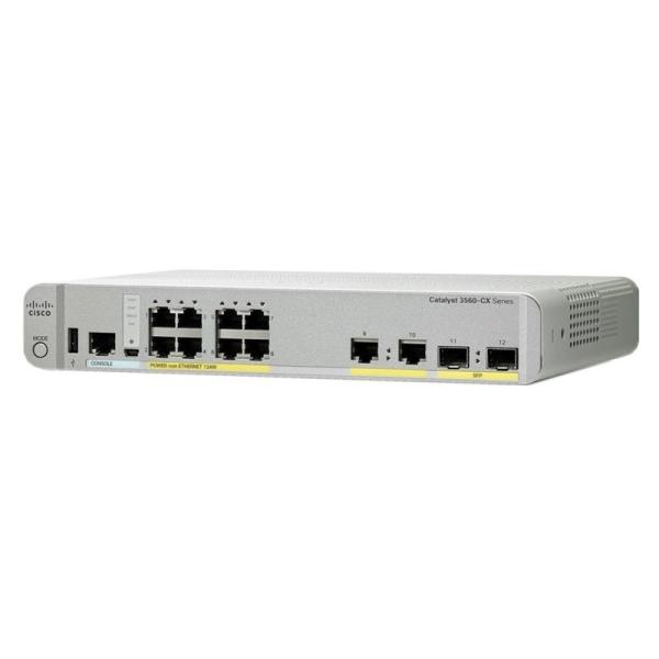 Quality WS-C3560CX-8PC-S Catalyst Compact Ethernet Switch IP Base 176 Gbit Poe for sale