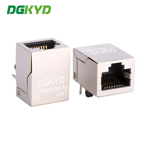 Quality Single Cell RJ45 With Filter Socket 100M Crystal Head Interface Mother Base DGKYD211B003GWA5DZ for sale