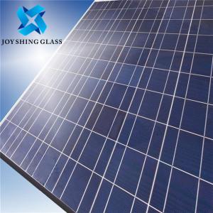 China 3.2mm Tempered Patterned Glass , AR Solar Photovoltaic Glass For Buildings wholesale