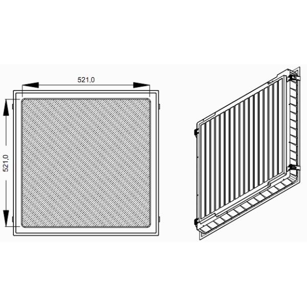 High Power Dimmable Led Panel Light , 15 Watt LED panel lamp AC 85 - 265V Power