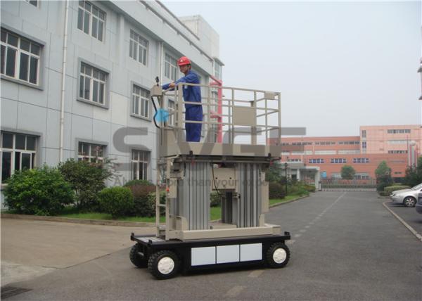 Quality 8 Meter Self Propelled Scissor Working Platform With 800mm Extension Platform for sale