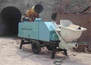 China Mini  Diesel Towed Hydraulic Concrete Pump , 50mm Aggregate Diameter Concrete Squeeze Pump on sale