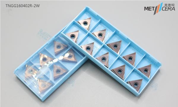 Quality 60° Triangle Negative With Hole TNGG160402R-W Right Hand Cutting Turning Insert, Carbide Insert, Grounded Insert for sale