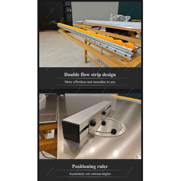 High Precision Sliding Table Saw Plywood Cutting Machine with PDMJ16 Mini Panel Saw Motor