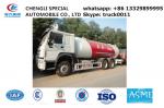 HOWO brand 10.5tons mobile lpg gas dispensing truck for sale, HOWO brand bulk