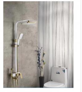 China Rainfall Bathroom Shower Head Set Thermostatic Control Complete Brass wholesale