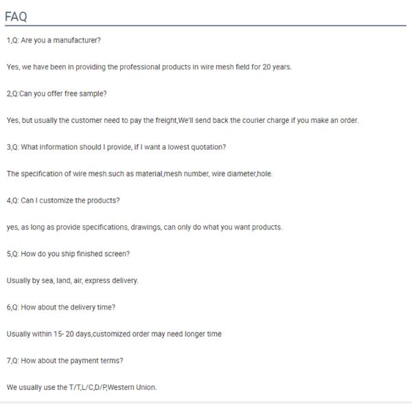 Guixiang international Plain Crimped woven wire mesh for sale