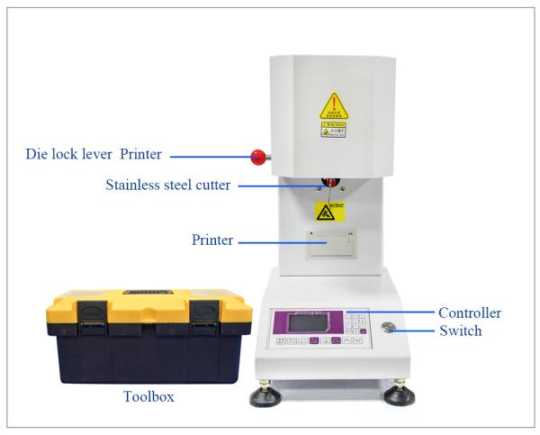 Quality PP Polypropylene Plastic Testing Equipment Melt Flow Index Tester Instruments For Polymer Testing for sale