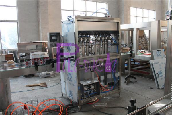 Quality Automatic Piston Type Liquid Filler Equipment Ketchup / Mayonnaise 6000 - 8000BPH for sale