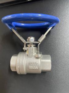 China 2PC Stainless Steel Oval / Round Handle Thread Ball Valve with Shipping Cost Included wholesale