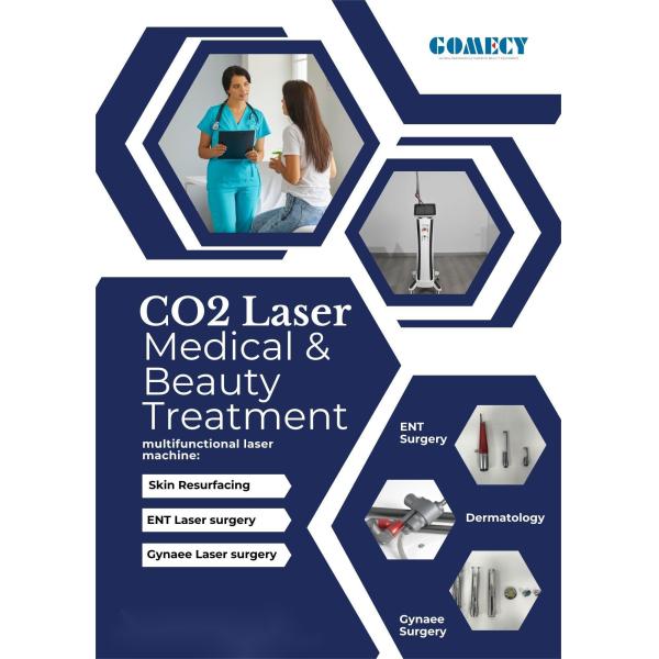 60W Fractional Skin Resurfacing Acne Treatment Anti Puffiness CO2 Laser Fractional Vaginal Tightening Machine