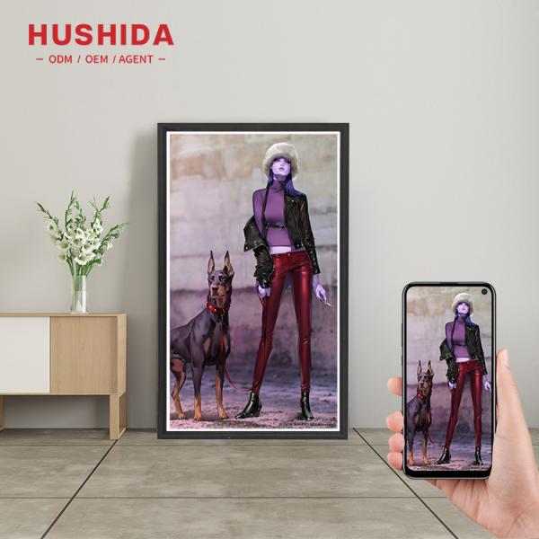 Quality 32 Inch NFT Digital Frame Android System Wall Mount Wireless Projection for sale