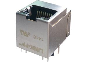 FastJack 1x1 Magnetic Vertical RJ45 HFJV1-1043-L21RL Wireless Lan Rj 45