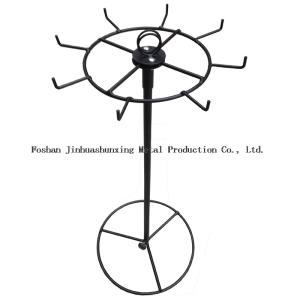 China 550mm Height 100mm Width Rotating Display Rack With Hooks wholesale