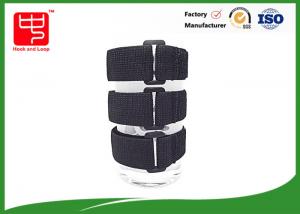China Black Reclosable Straps , Tie Straps Custom Size on sale