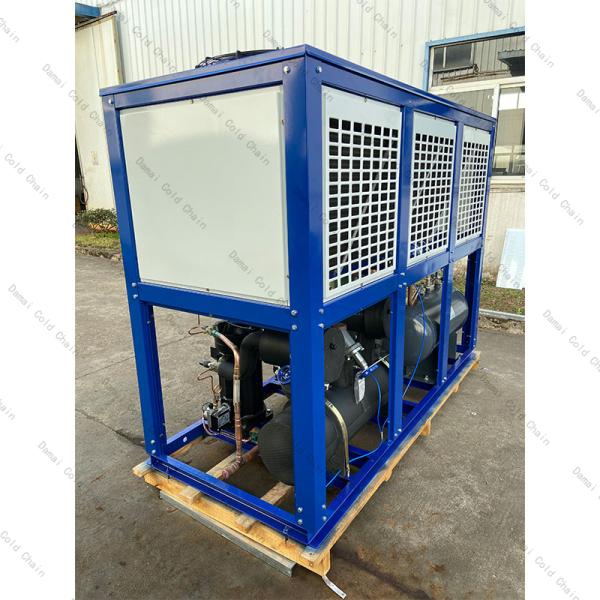 DM Industrial Air Cooler Condenser H Type Customized with Direct Drive / Axial Fan
