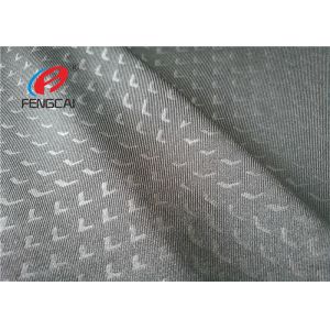 75D / 32S Weft Knitting Ployester Spandex Fabric , Embossed Elastic Lining