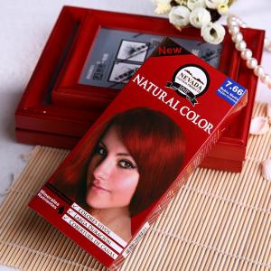 China Hair cream Baked ointment hair dye customized silver cardboard Colorful box package wholesale