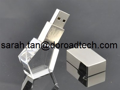 USB Flash Drives Bulk Cheap Crystal USB Memory Sticks, New Model Pen Drive USB3.0 Version