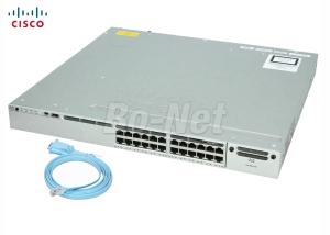 China Gigabit Ethernet Network Cisco Gigabit Switch WS-C3850-24T-E 24 Port Layer 3 on sale
